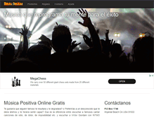 Tablet Screenshot of musicapositiva.com